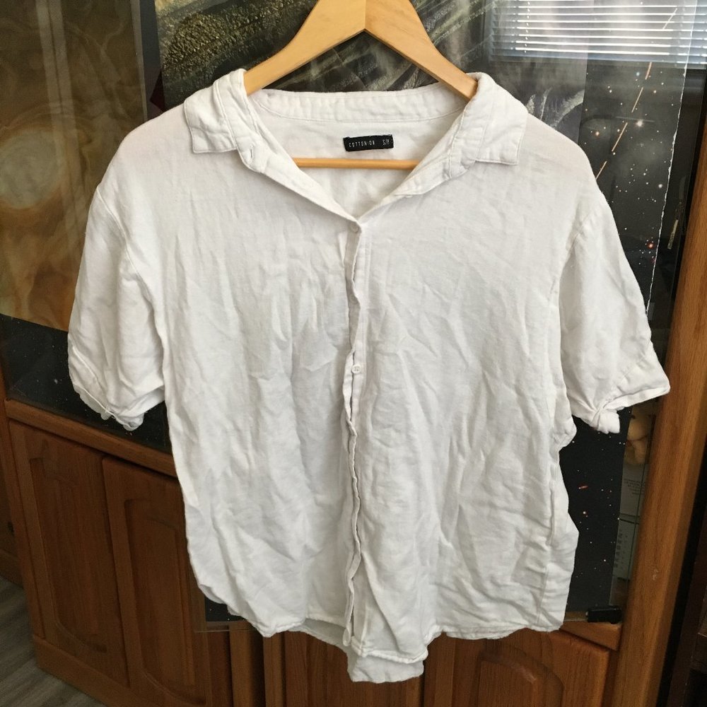 [moving sale] oversized buttoned shirt
